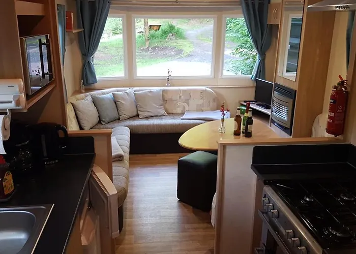 キャンプ場 Direkt Am Mobilheim Am Schoensee